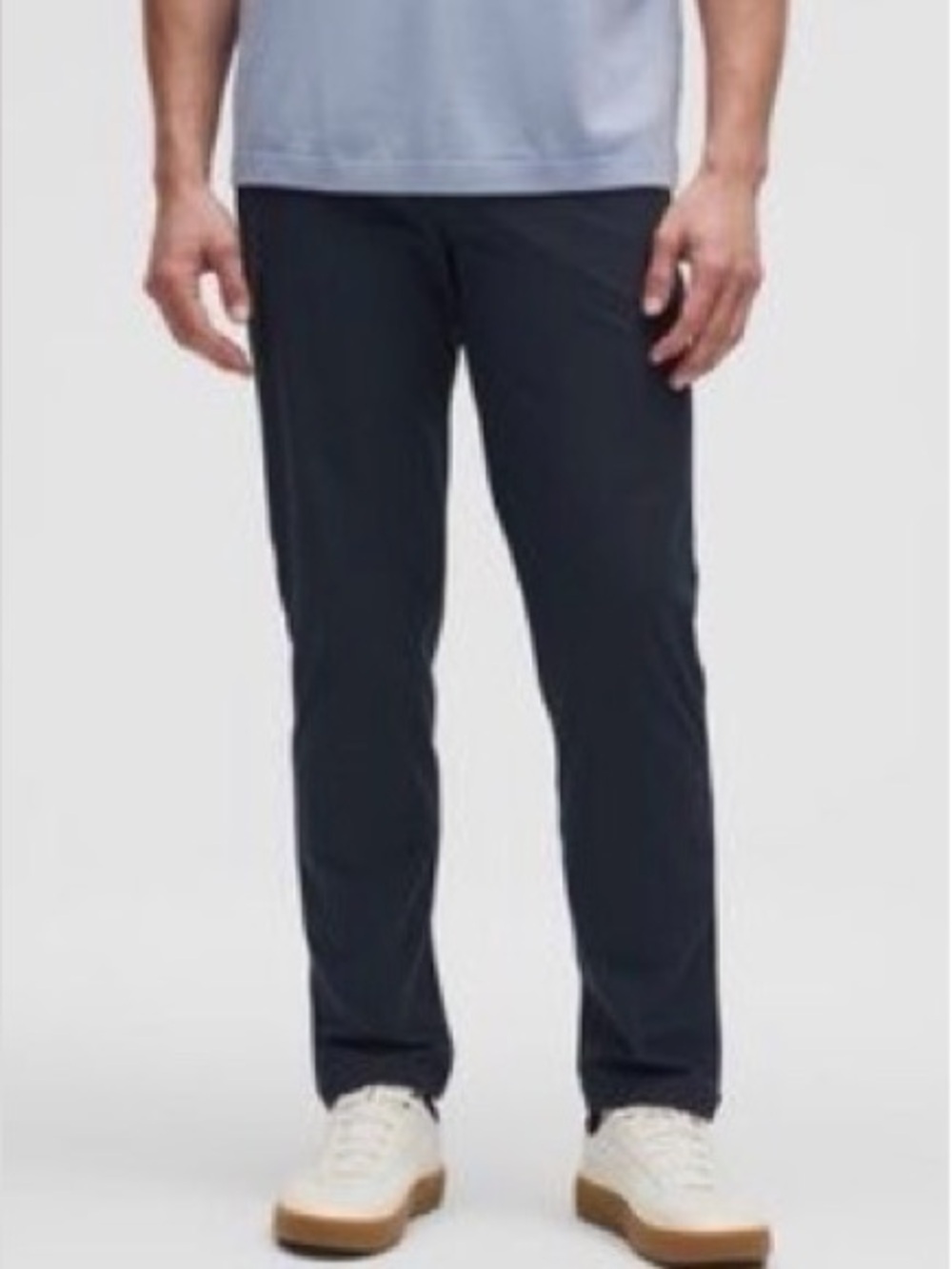 Lululemon ABC Classic Fit Pants Navy Blue Zip Security Pocket Men’s 38 Athletic